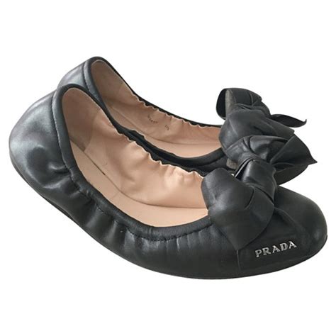 prada ballerinas mit schleife|Women's Pumps And Ballerinas .